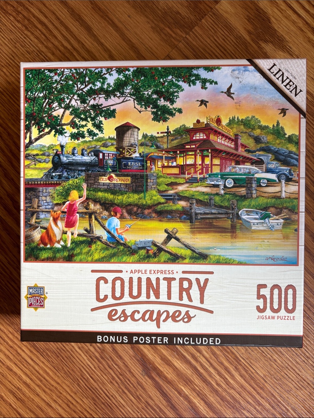 MasterPieces Country Escapes 500-Piece Jigsaw Puzzle - Green, Brown, Blue